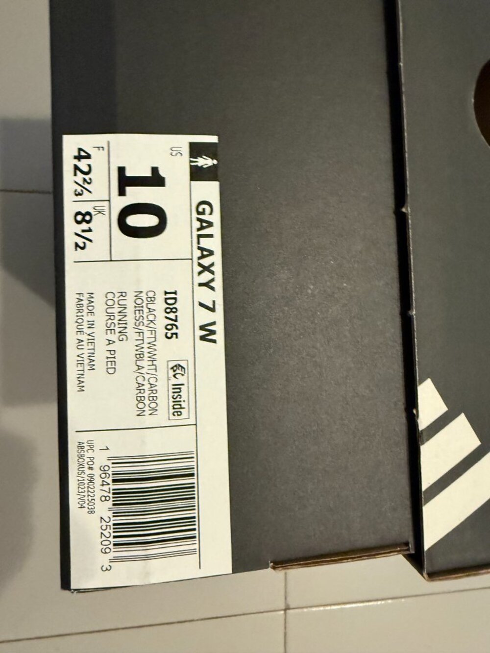 adidas women Galaxy 7 Running Shoes, black - Picture 8 of 9